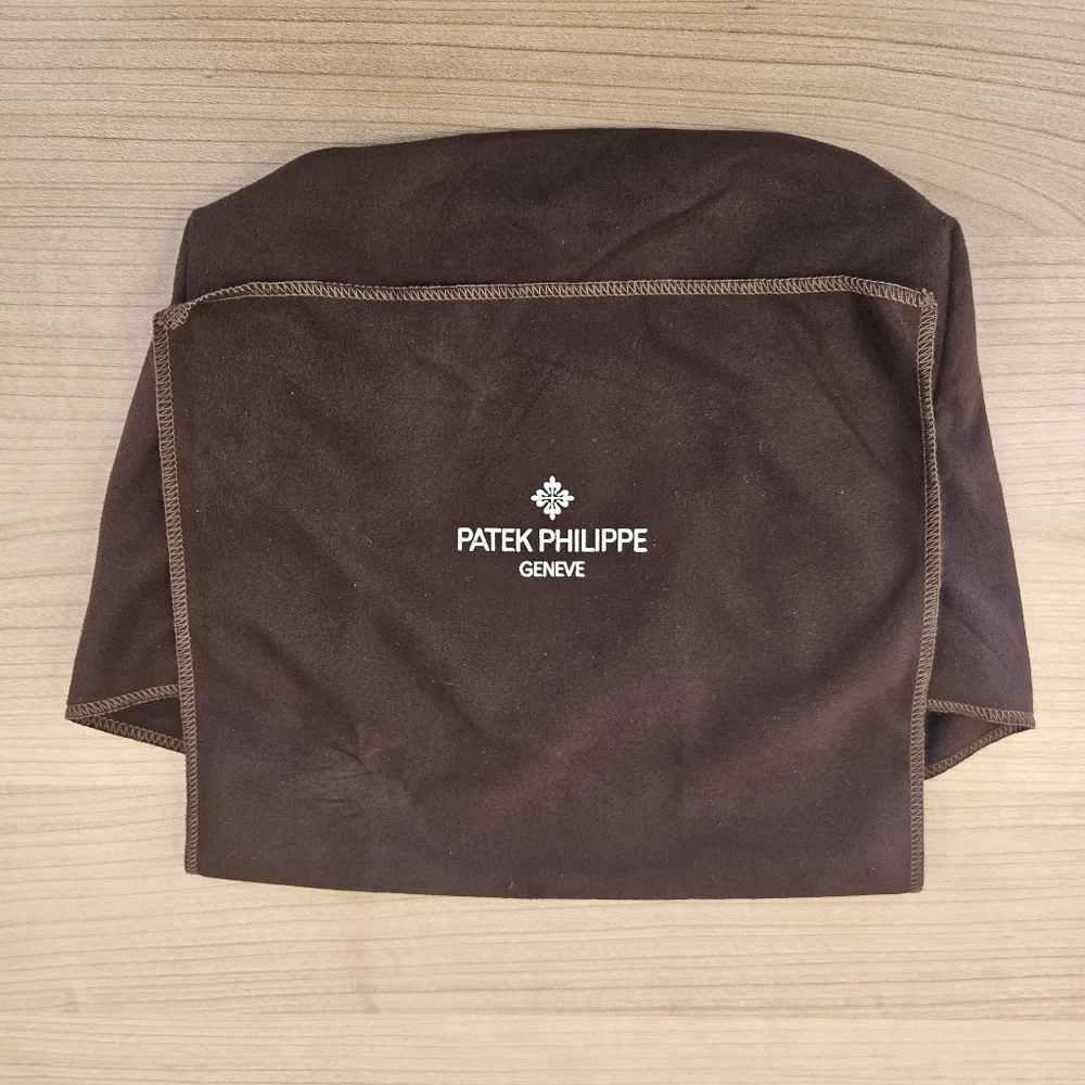 Patek Philippe brown wooden watch box with cover cloth - Picture 12 of 16